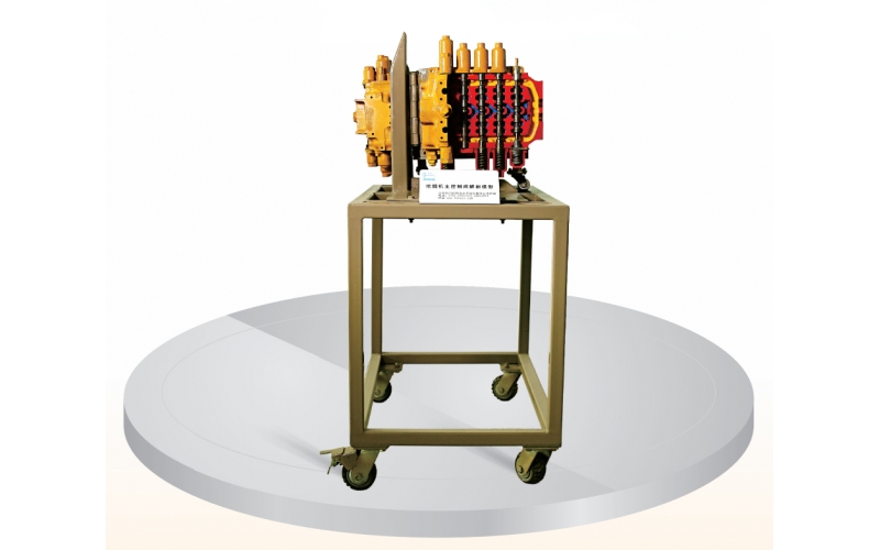 挖掘機液壓主控制閥解剖原理臺架